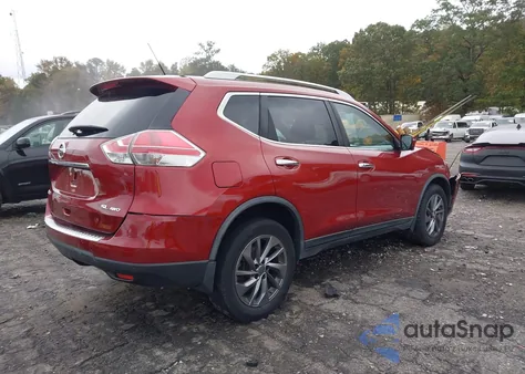 2016 Nissan Rogue Sl из США, поврежденный, VIN JN8AT2MV4GW132011